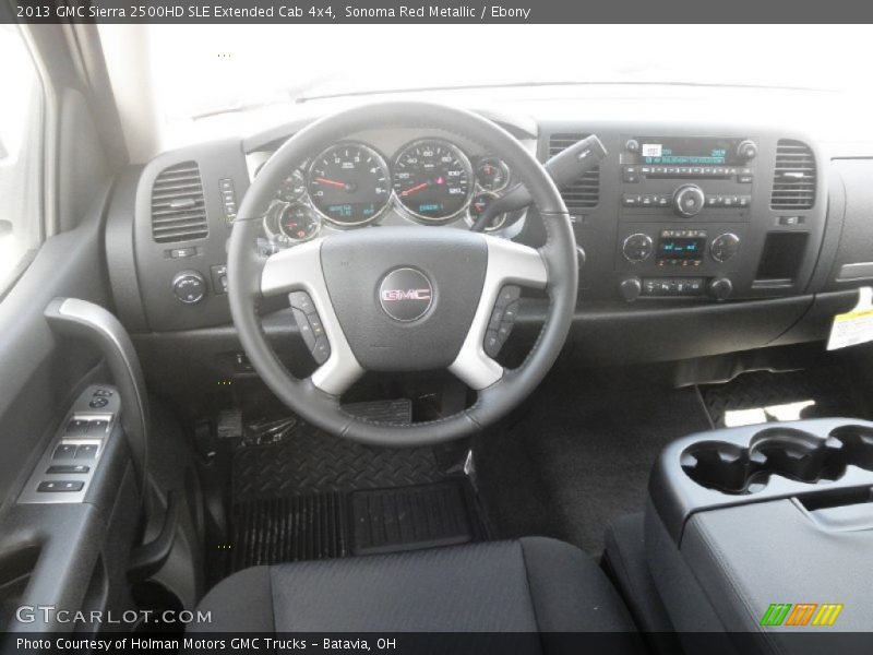 Sonoma Red Metallic / Ebony 2013 GMC Sierra 2500HD SLE Extended Cab 4x4