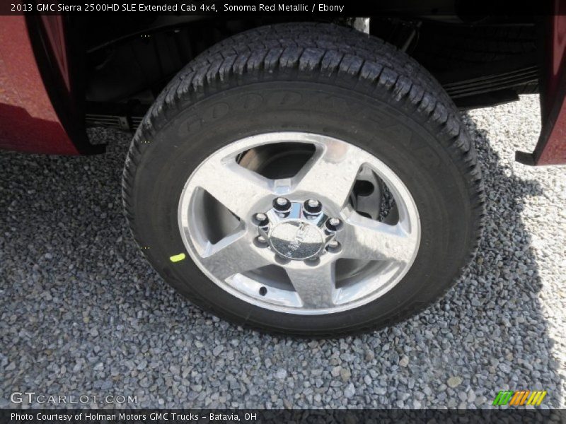 Sonoma Red Metallic / Ebony 2013 GMC Sierra 2500HD SLE Extended Cab 4x4