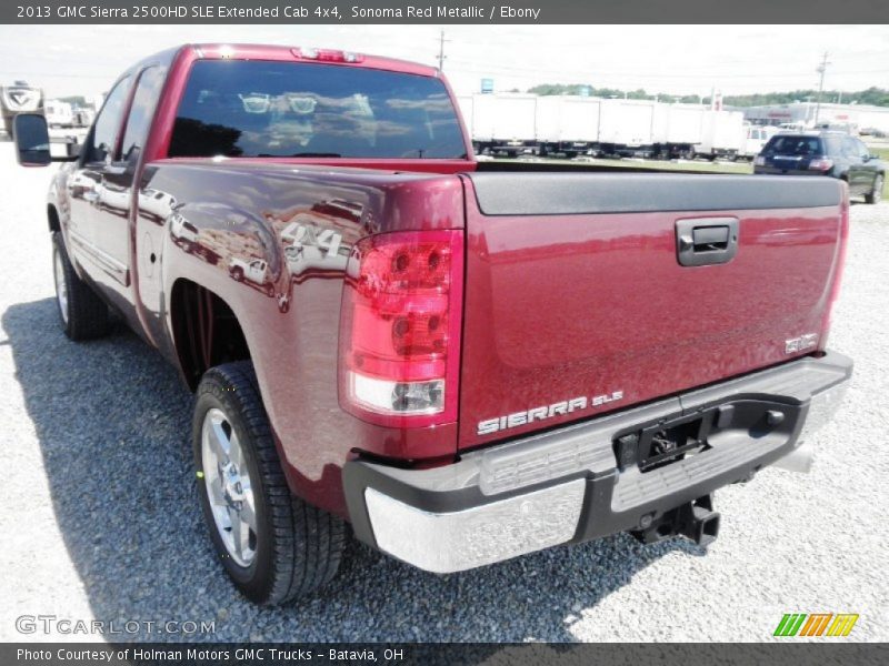 Sonoma Red Metallic / Ebony 2013 GMC Sierra 2500HD SLE Extended Cab 4x4