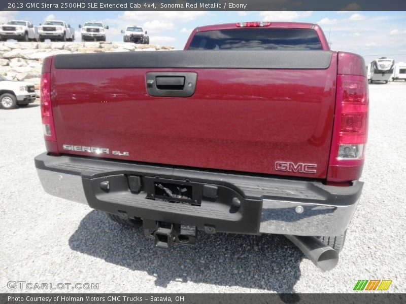 Sonoma Red Metallic / Ebony 2013 GMC Sierra 2500HD SLE Extended Cab 4x4