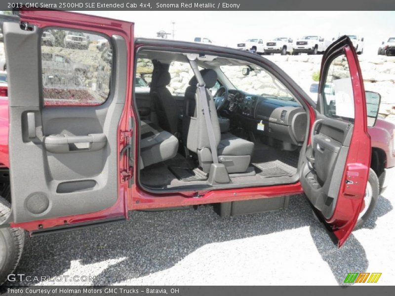 Sonoma Red Metallic / Ebony 2013 GMC Sierra 2500HD SLE Extended Cab 4x4