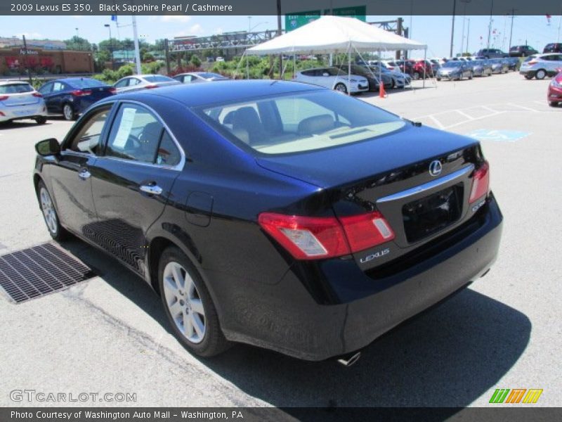 Black Sapphire Pearl / Cashmere 2009 Lexus ES 350