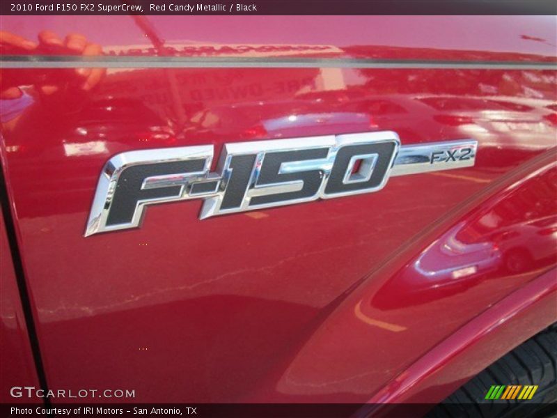 Red Candy Metallic / Black 2010 Ford F150 FX2 SuperCrew