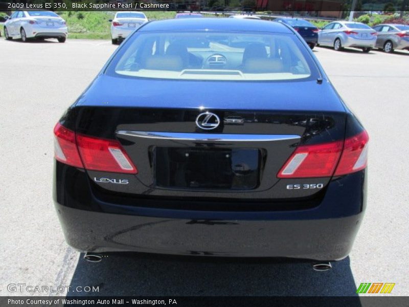 Black Sapphire Pearl / Cashmere 2009 Lexus ES 350