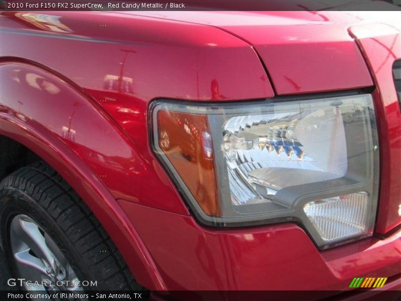 Red Candy Metallic / Black 2010 Ford F150 FX2 SuperCrew