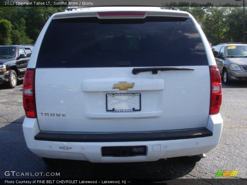 Summit White / Ebony 2013 Chevrolet Tahoe LT