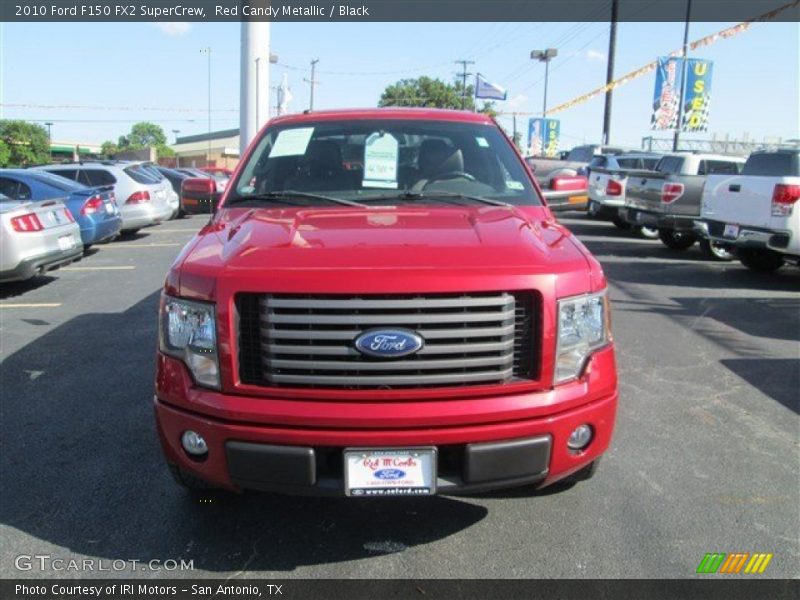 Red Candy Metallic / Black 2010 Ford F150 FX2 SuperCrew