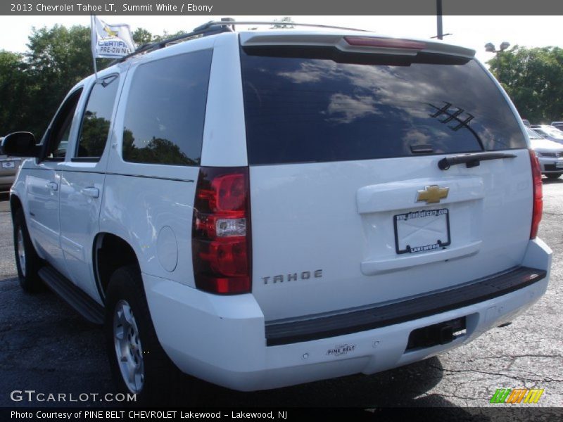 Summit White / Ebony 2013 Chevrolet Tahoe LT