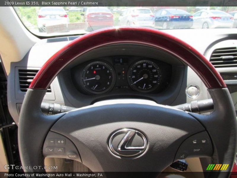 Black Sapphire Pearl / Cashmere 2009 Lexus ES 350