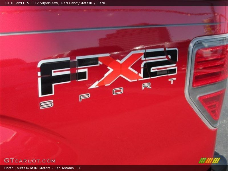 Red Candy Metallic / Black 2010 Ford F150 FX2 SuperCrew