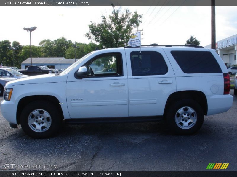 Summit White / Ebony 2013 Chevrolet Tahoe LT