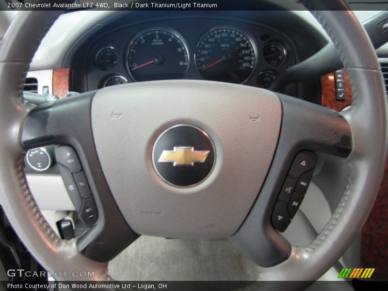 Black / Dark Titanium/Light Titanium 2007 Chevrolet Avalanche LTZ 4WD
