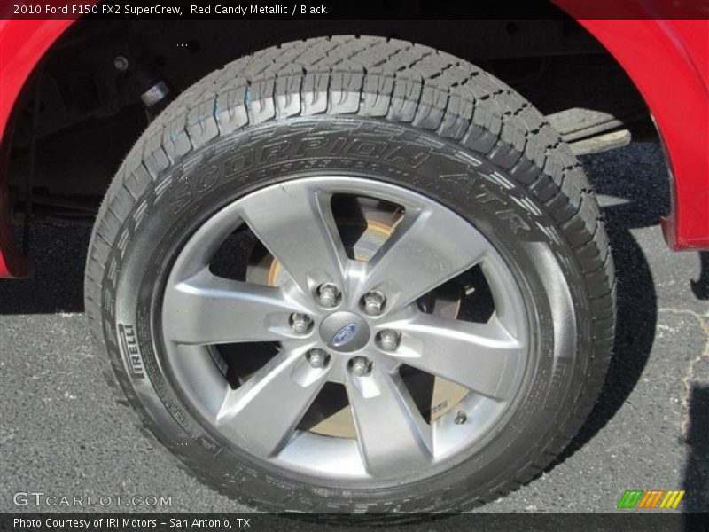 Red Candy Metallic / Black 2010 Ford F150 FX2 SuperCrew