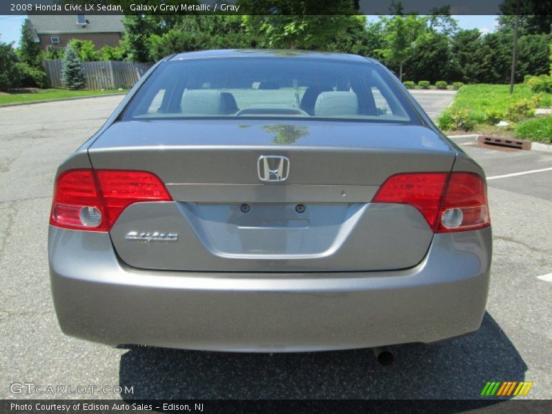 Galaxy Gray Metallic / Gray 2008 Honda Civic LX Sedan