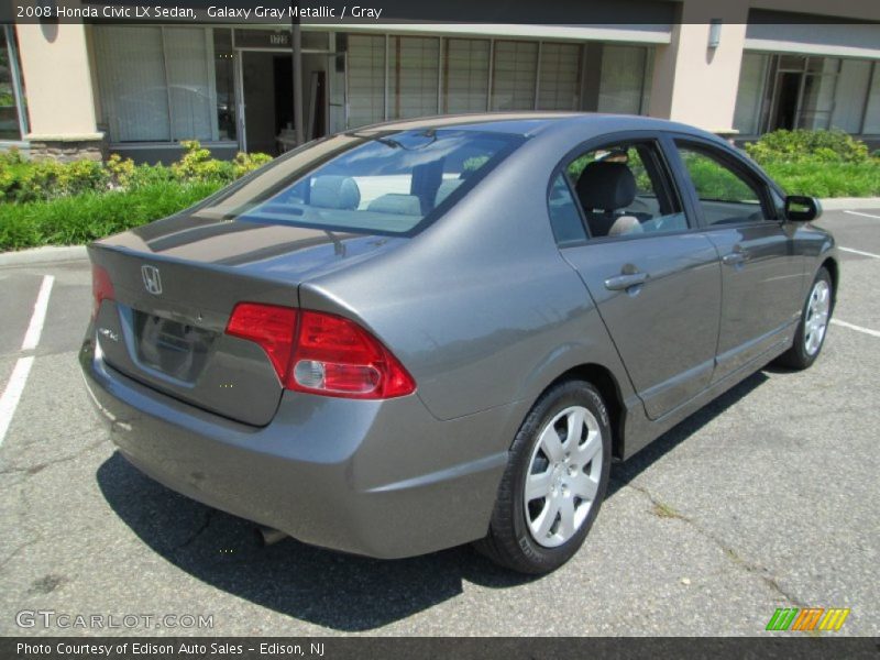 Galaxy Gray Metallic / Gray 2008 Honda Civic LX Sedan