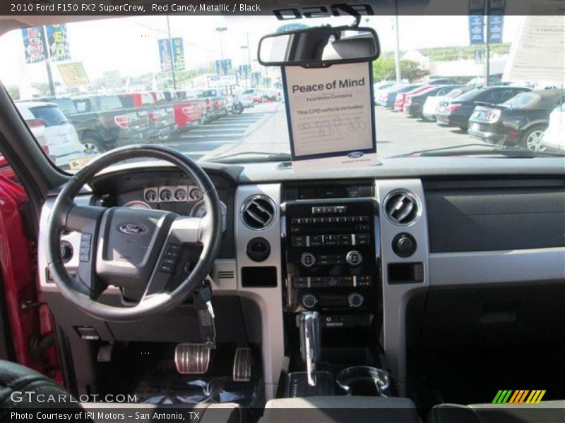 Red Candy Metallic / Black 2010 Ford F150 FX2 SuperCrew