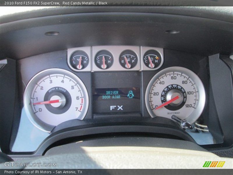Red Candy Metallic / Black 2010 Ford F150 FX2 SuperCrew