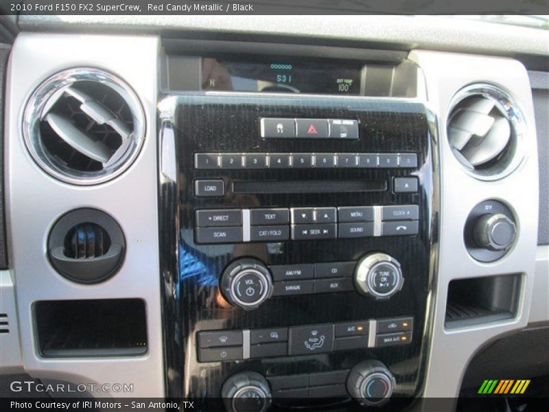 Red Candy Metallic / Black 2010 Ford F150 FX2 SuperCrew