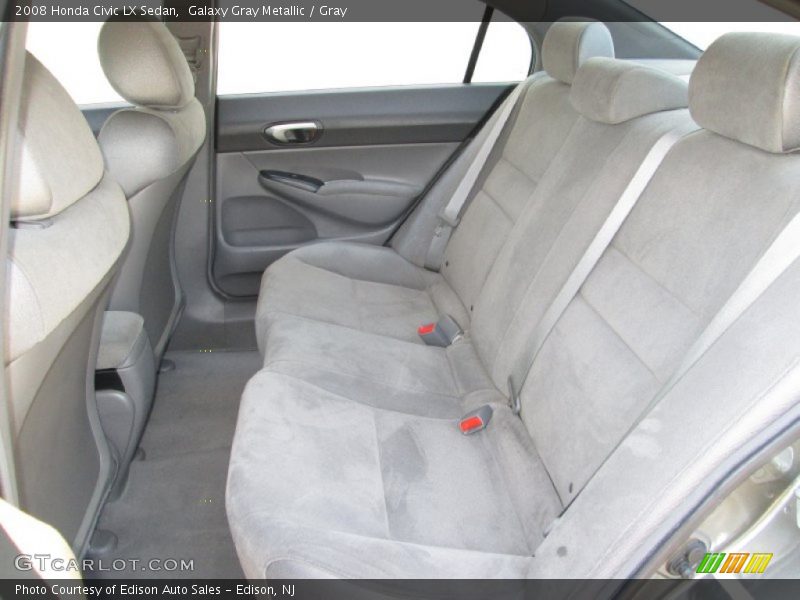 Rear Seat of 2008 Civic LX Sedan
