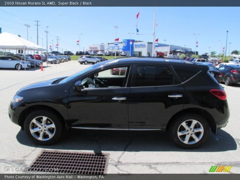 Super Black / Black 2009 Nissan Murano SL AWD