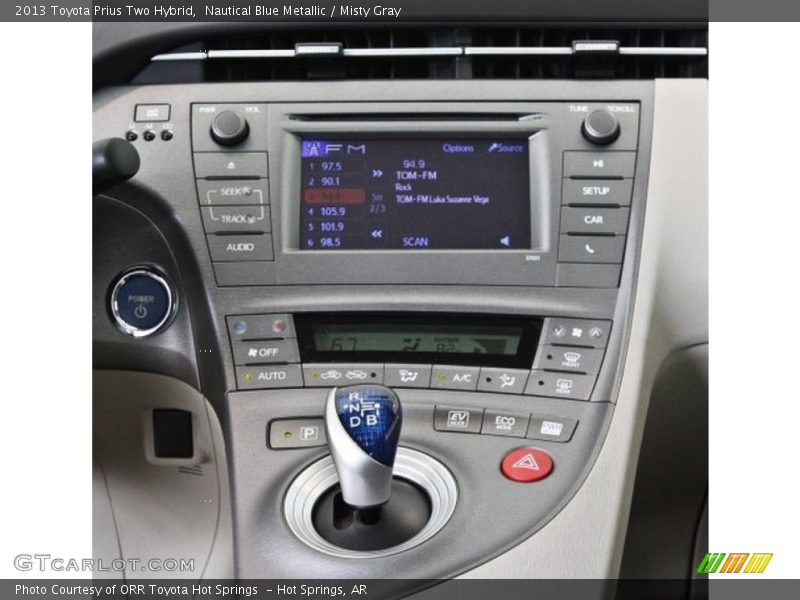 Nautical Blue Metallic / Misty Gray 2013 Toyota Prius Two Hybrid