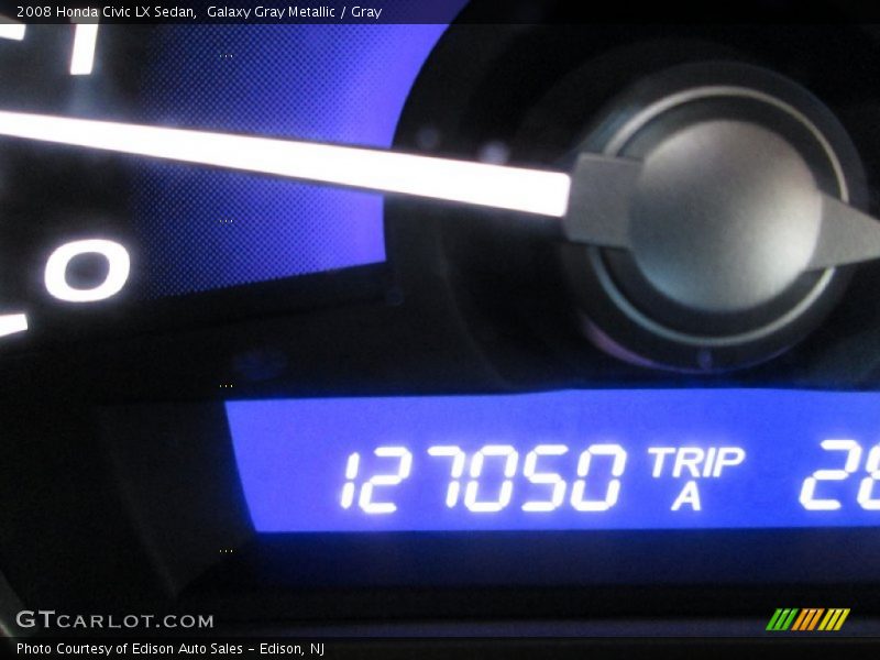 Galaxy Gray Metallic / Gray 2008 Honda Civic LX Sedan