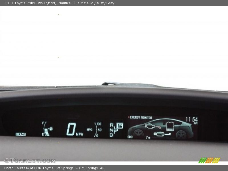 Nautical Blue Metallic / Misty Gray 2013 Toyota Prius Two Hybrid