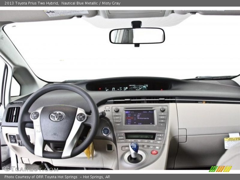 Nautical Blue Metallic / Misty Gray 2013 Toyota Prius Two Hybrid