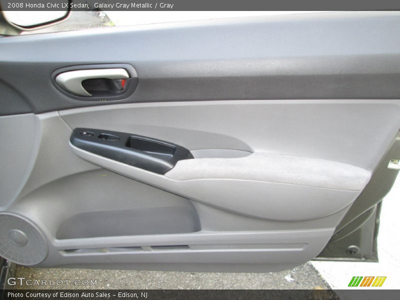 Galaxy Gray Metallic / Gray 2008 Honda Civic LX Sedan