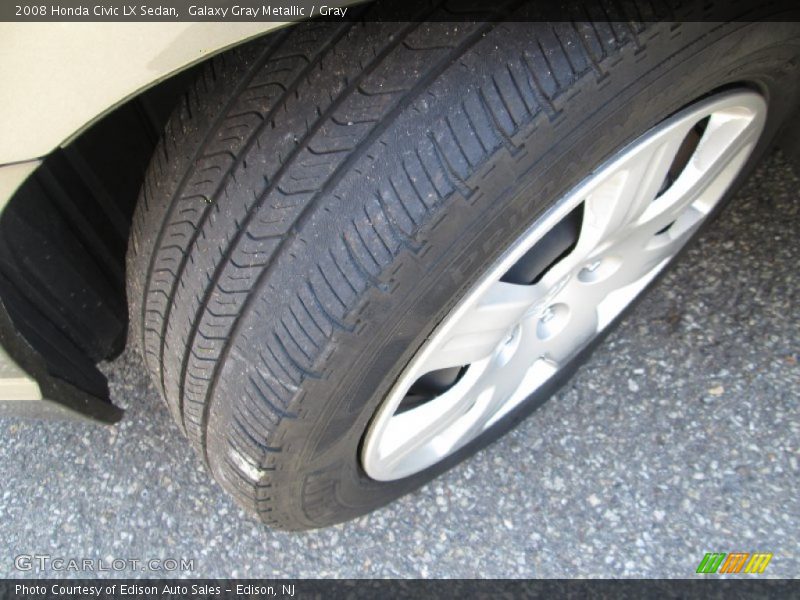 Galaxy Gray Metallic / Gray 2008 Honda Civic LX Sedan