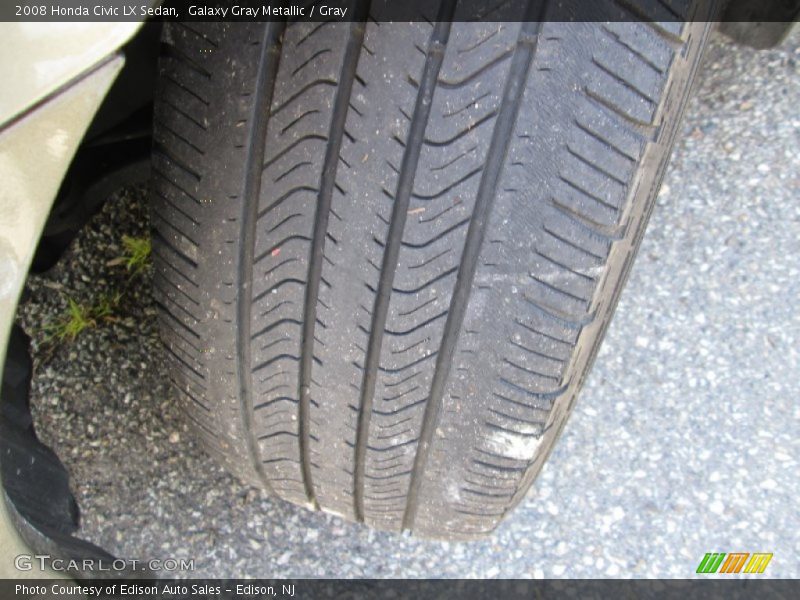 Galaxy Gray Metallic / Gray 2008 Honda Civic LX Sedan