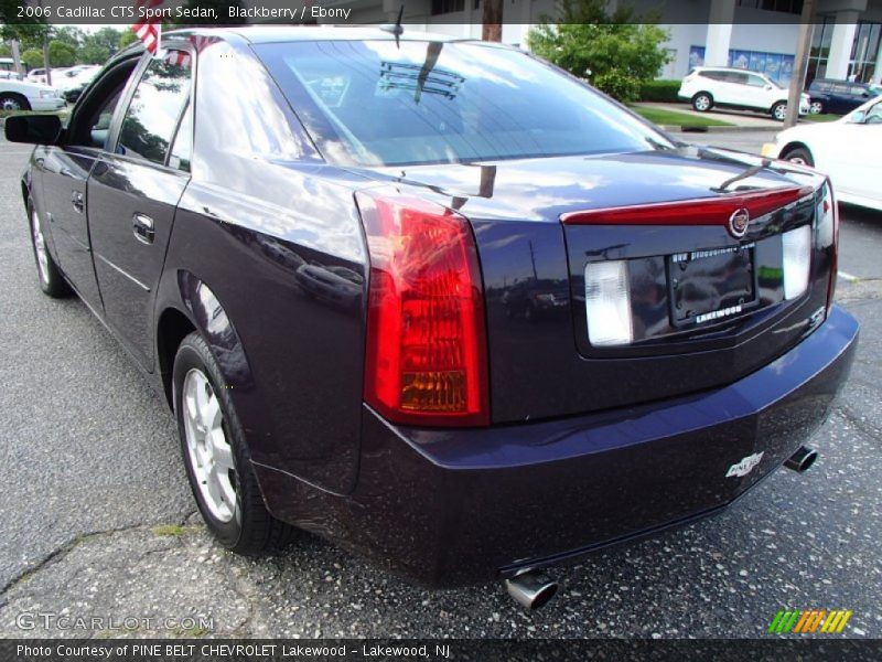 Blackberry / Ebony 2006 Cadillac CTS Sport Sedan