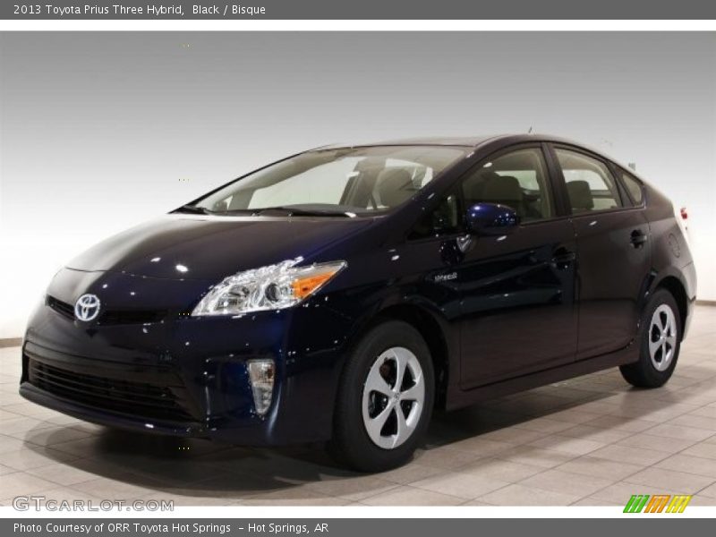 Black / Bisque 2013 Toyota Prius Three Hybrid
