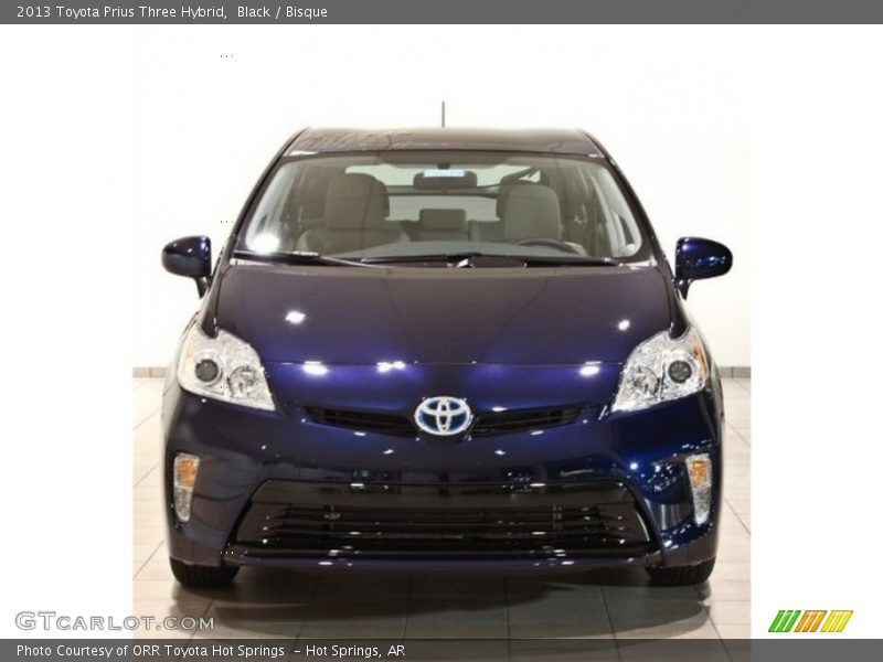 Black / Bisque 2013 Toyota Prius Three Hybrid