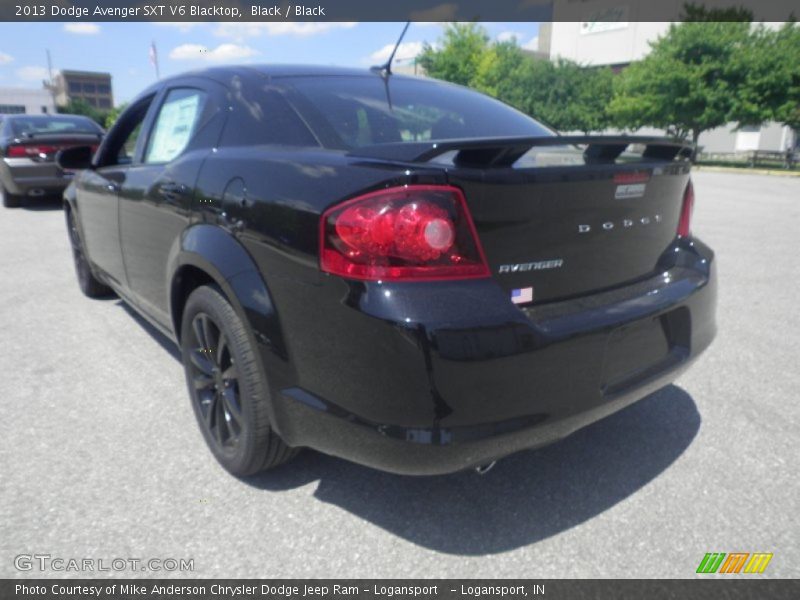 Black / Black 2013 Dodge Avenger SXT V6 Blacktop