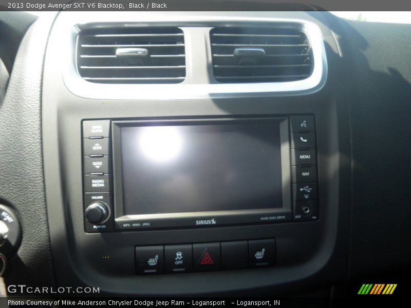 Black / Black 2013 Dodge Avenger SXT V6 Blacktop