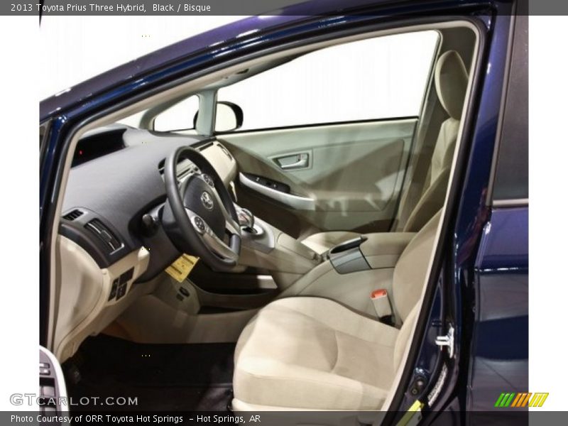 Black / Bisque 2013 Toyota Prius Three Hybrid