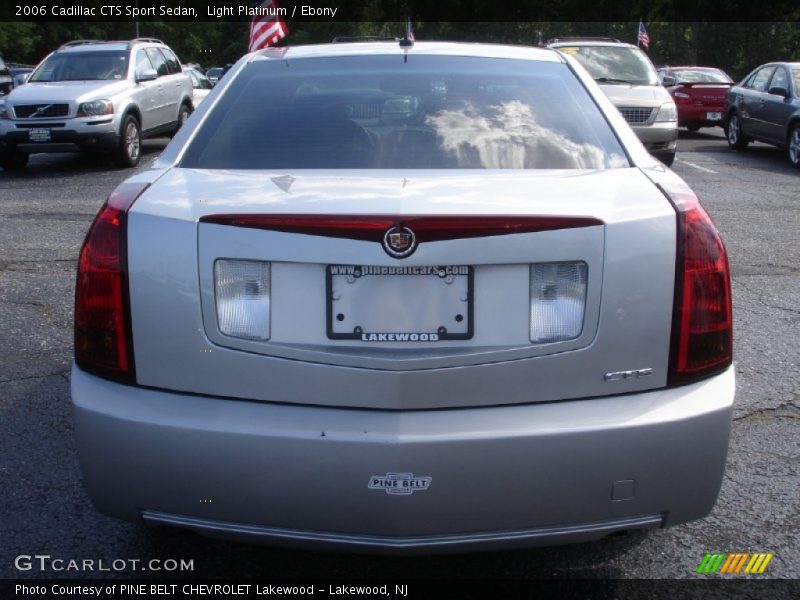 Light Platinum / Ebony 2006 Cadillac CTS Sport Sedan