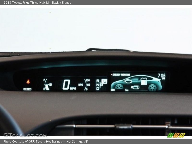Black / Bisque 2013 Toyota Prius Three Hybrid