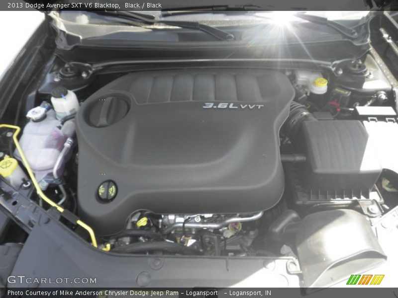 Black / Black 2013 Dodge Avenger SXT V6 Blacktop