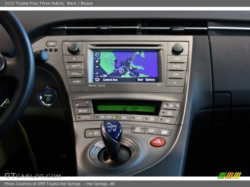 Black / Bisque 2013 Toyota Prius Three Hybrid