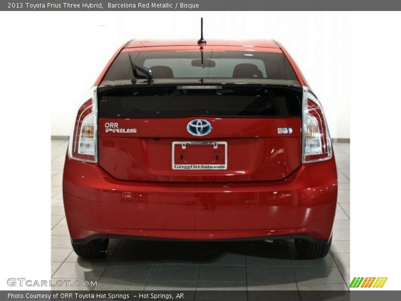 Barcelona Red Metallic / Bisque 2013 Toyota Prius Three Hybrid