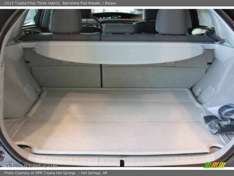 Barcelona Red Metallic / Bisque 2013 Toyota Prius Three Hybrid