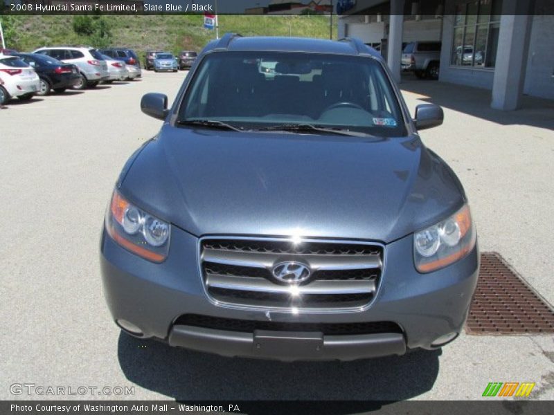 Slate Blue / Black 2008 Hyundai Santa Fe Limited
