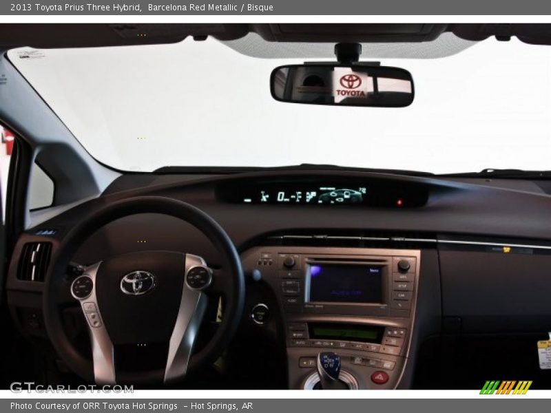 Barcelona Red Metallic / Bisque 2013 Toyota Prius Three Hybrid