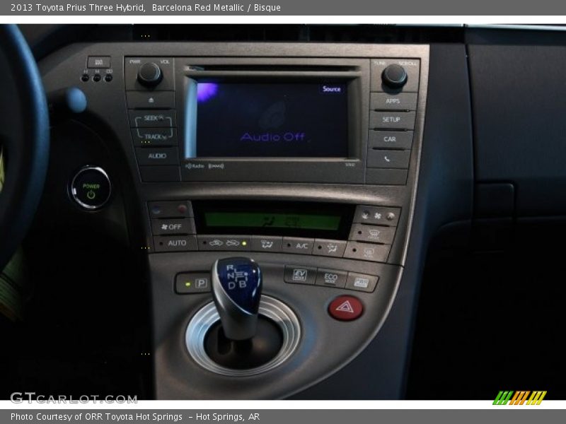 Barcelona Red Metallic / Bisque 2013 Toyota Prius Three Hybrid