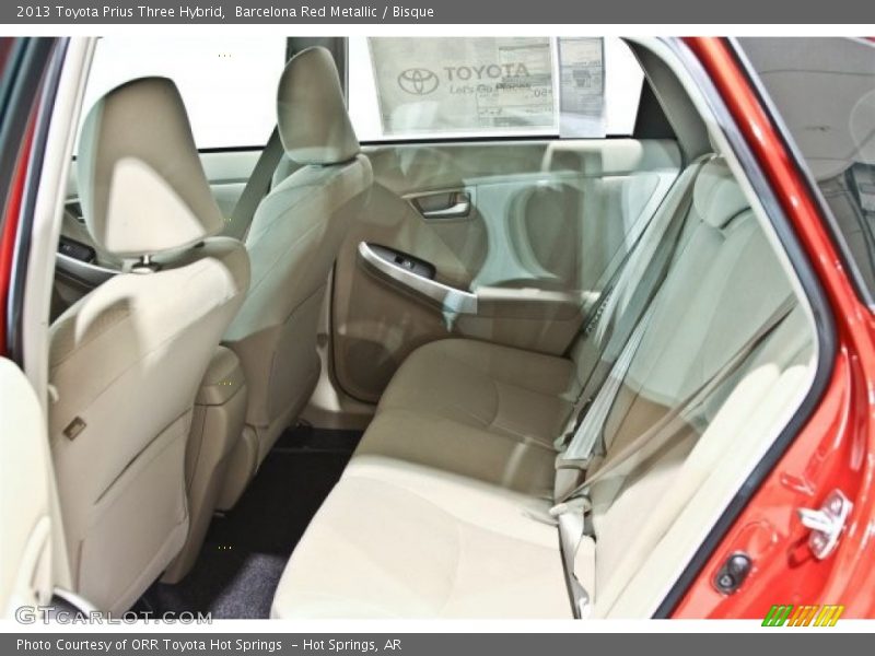 Barcelona Red Metallic / Bisque 2013 Toyota Prius Three Hybrid