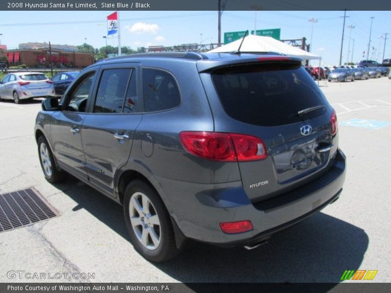 Slate Blue / Black 2008 Hyundai Santa Fe Limited