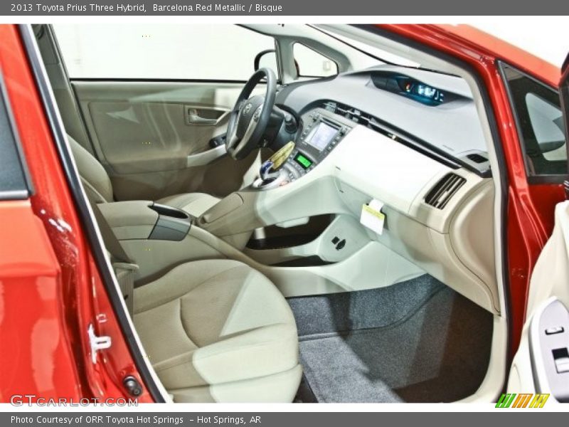 Barcelona Red Metallic / Bisque 2013 Toyota Prius Three Hybrid