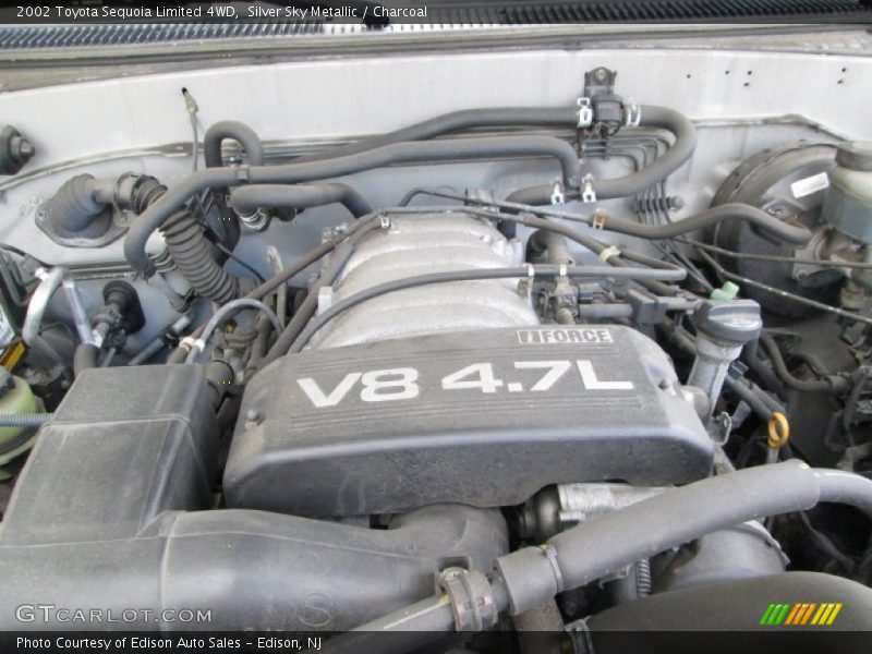  2002 Sequoia Limited 4WD Engine - 4.7 Liter DOHC 32-Valve V8